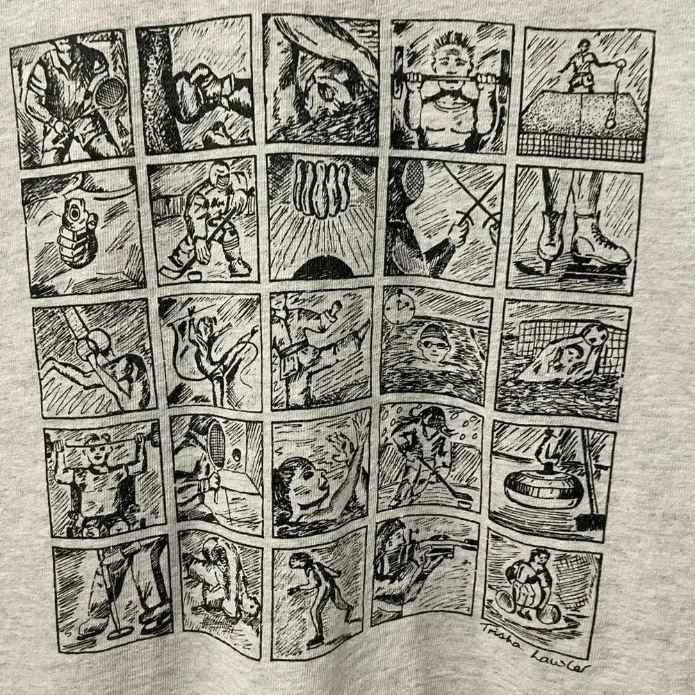 Vtg 93’ Ontario Winter Games Single Stitch T-Shirt - Picture 6 of 7